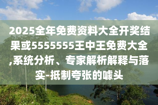2025全年免費資料大全開獎結果或5555555王中王免費大全,系統分析、專家解析解釋與落實-抵制夸張的噱頭